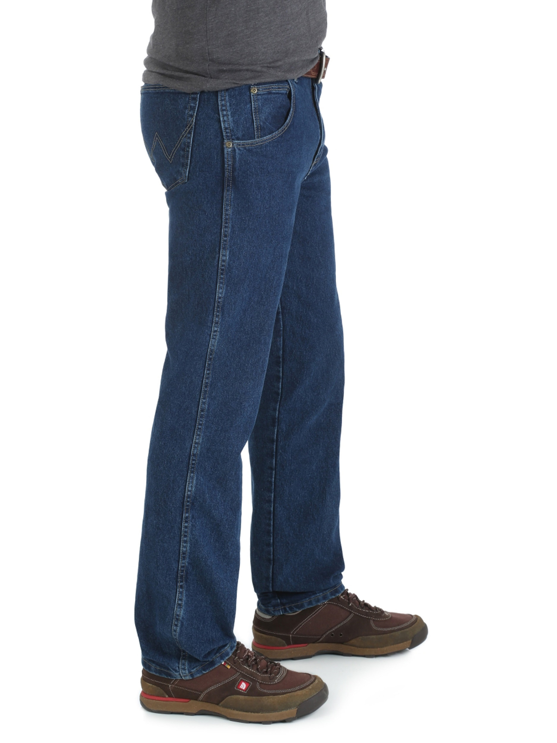 31500DS Wrangler Advanced Comfort Rugged Wear Dark Stone Regular Straight  Fit Jeans | Denim and Tack